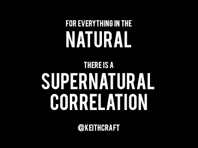 Supernatural Correlation